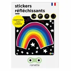 Sticker Réfléchissant Autocollant Vélo Rainette -Polisport Soldes sticker reflechissant autocollant velo rainette full 4