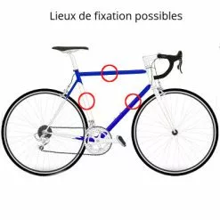 Support D'antivol Vélo U Abus USH Pour 460/470/32 -Polisport Soldes support d antivol velo u abus ush pour 460 470 32 full 4
